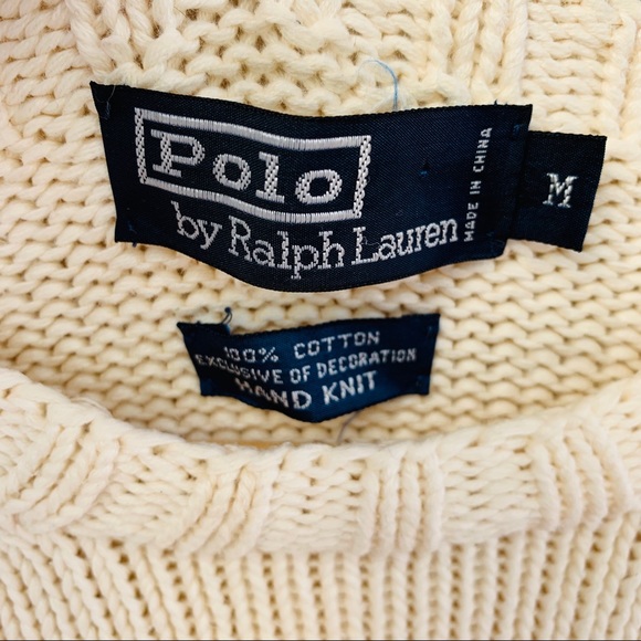 Sold - 90’s Ralph Lauren Polo Teddy Bear Sweater - Picture 3 of 6
